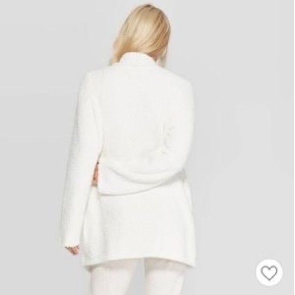 plush sleep cardigan